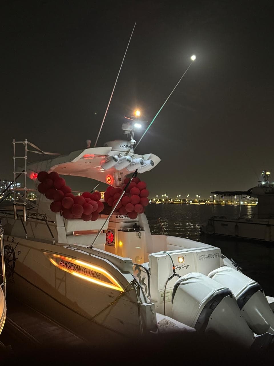 Yacht cruise in the Red Sea marina